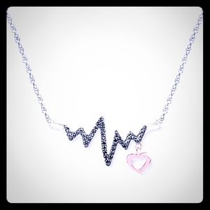 Heartbeat Diamond Necklace